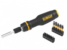 DeWALT Hand Tools Full Fit Telescoping Multi-bit Ratcheting Screwdriver + 10 Bits £29.99